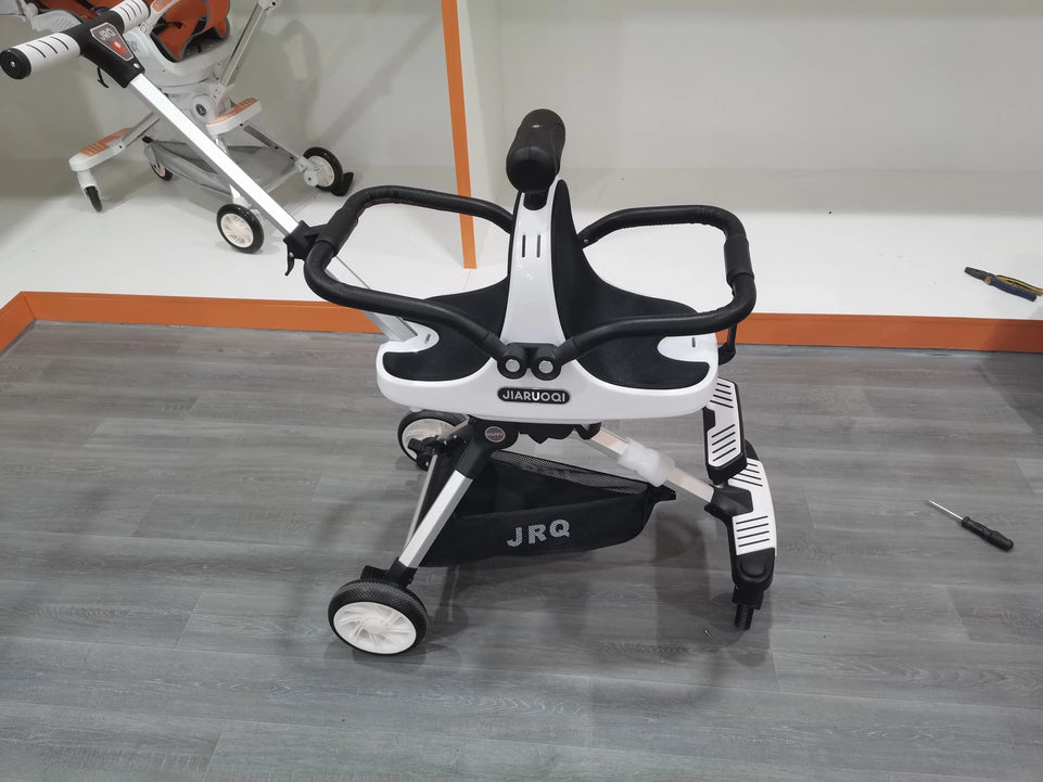 Lightweight Twin Baby Stroller with Canopy for Infants & Toddlers Portable Travel Twin Umbrella Stroller Compact Aluminum Frame