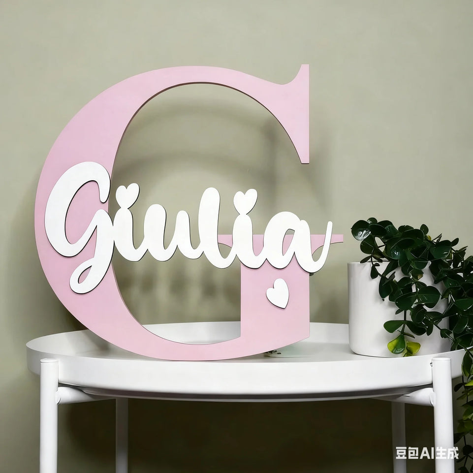 1pc Baby room wooden wall decor,personalized nursery decor,wooden letters,baby name sign,room decor,wall decor,bedroom decor
